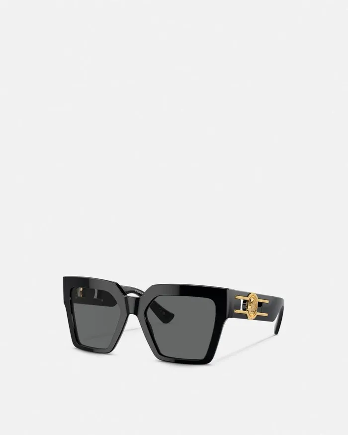 Medusa Deco Butterfly Sunglasses Blackgold Women Versace Sunglasses