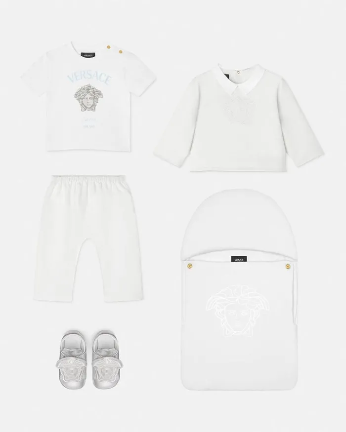Medusa Milano Baby TShirt White Children Versace Clothing