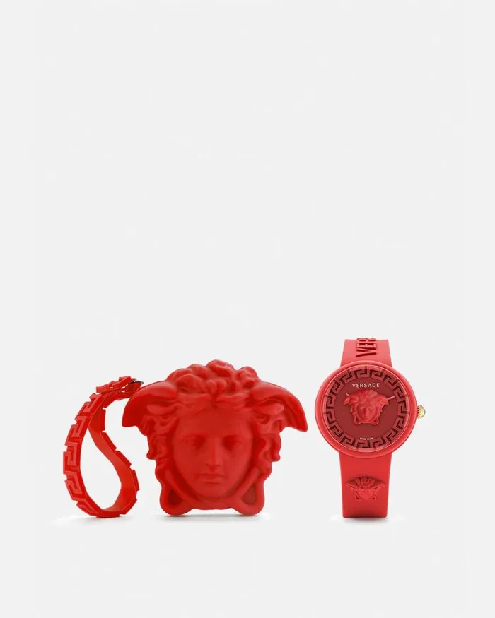 Medusa Pop Watch Red WomenMen Versace Watches