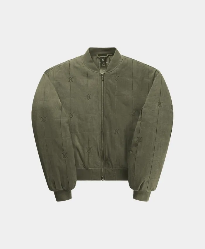 Men Army Green Rasal Bomber Jacket Daily Paper Jackets