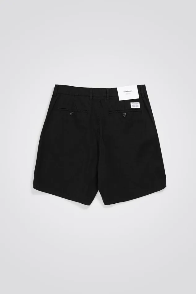 Men Aros Regular Light Shorts Black Norse Projects Shorts