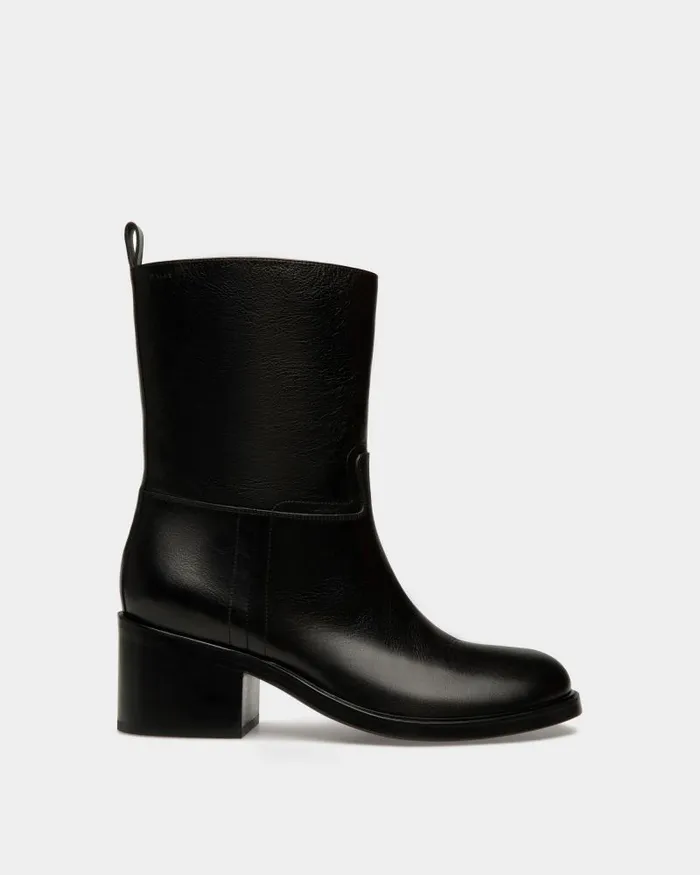 Men Bally Boots and Ankle Boots Peggy Boot In Black Leather Black