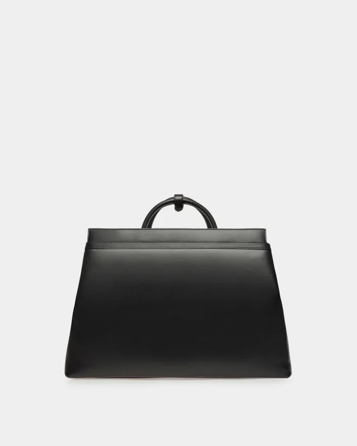 Men Bally Travel Bags Deco Weekender In Black Leather Black
