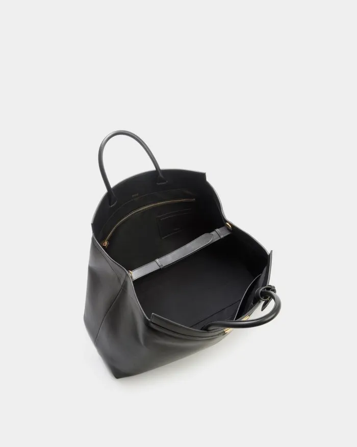 Men Bally Travel Bags Deco Weekender In Black Leather Black