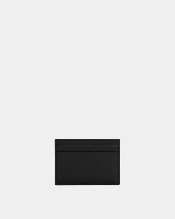 Men Bally Wallets and Card Holders Beckett Card Holder In Black Leather Black
