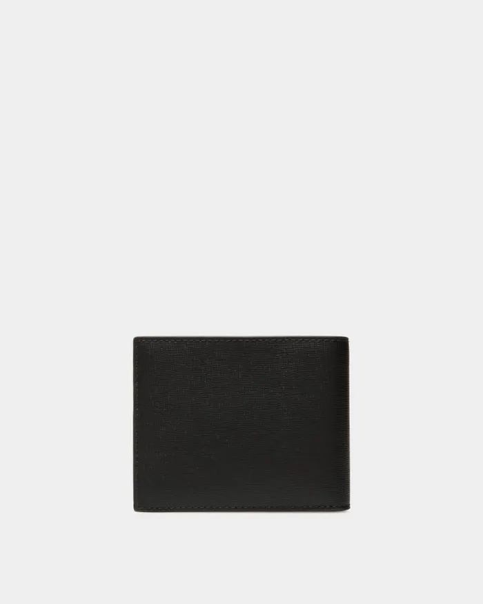 Men Bally Wallets and Card Holders Mythos Bifold In Black Recycled Leather Black