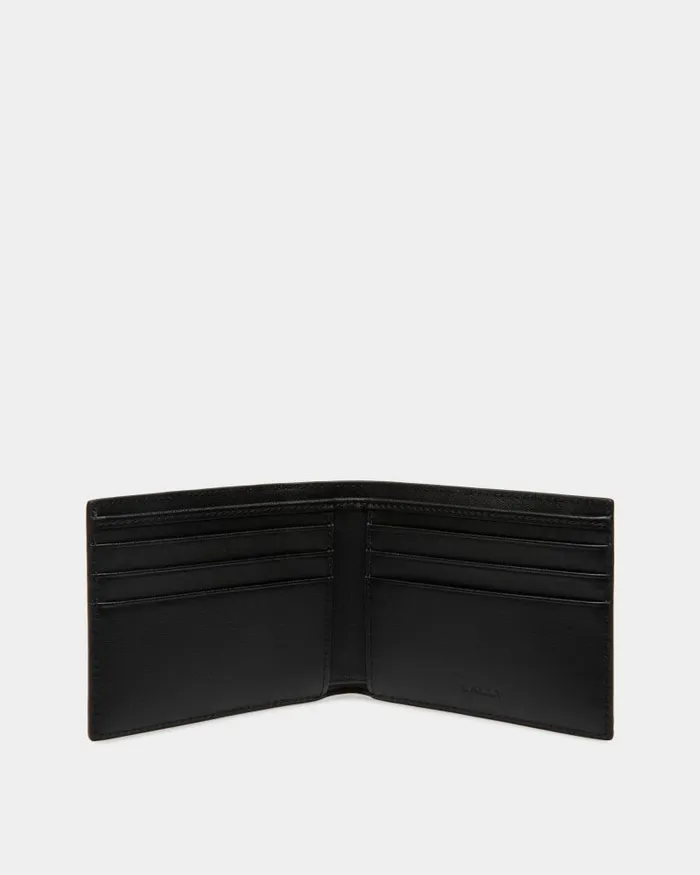 Men Bally Wallets and Card Holders Mythos Bifold In Black Recycled Leather Black