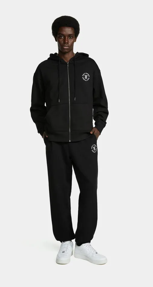 Men Black Circle Jog Pants Daily Paper Sweatpants Men Black Circle Jog Pants Daily Paper Sweatpants