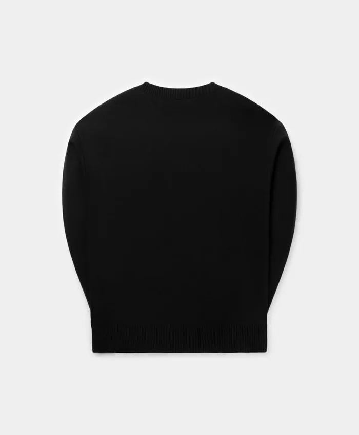 Men Black Forum Knit Sweater Daily Paper Knitwear
