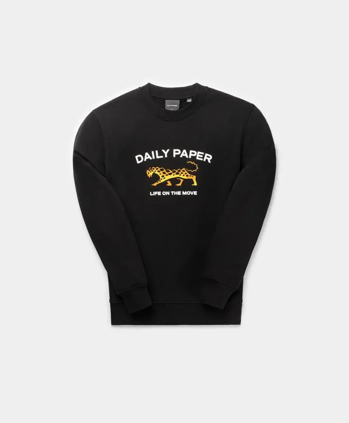 Men Black Radama Sweater Daily Paper Hoodies and Sweaters