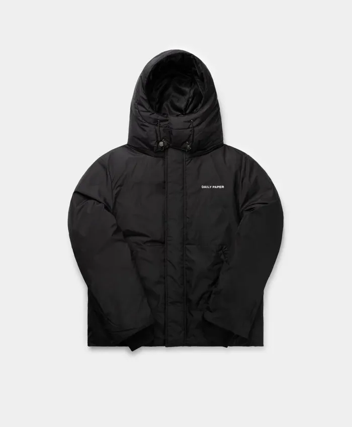 Men Black Ruraz Puffer Jacket Daily Paper Jackets