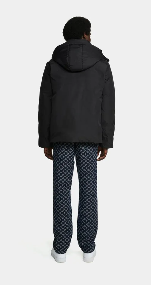 Men Black Ruraz Puffer Jacket Daily Paper Jackets Men Black Ruraz Puffer Jacket Daily Paper Jackets