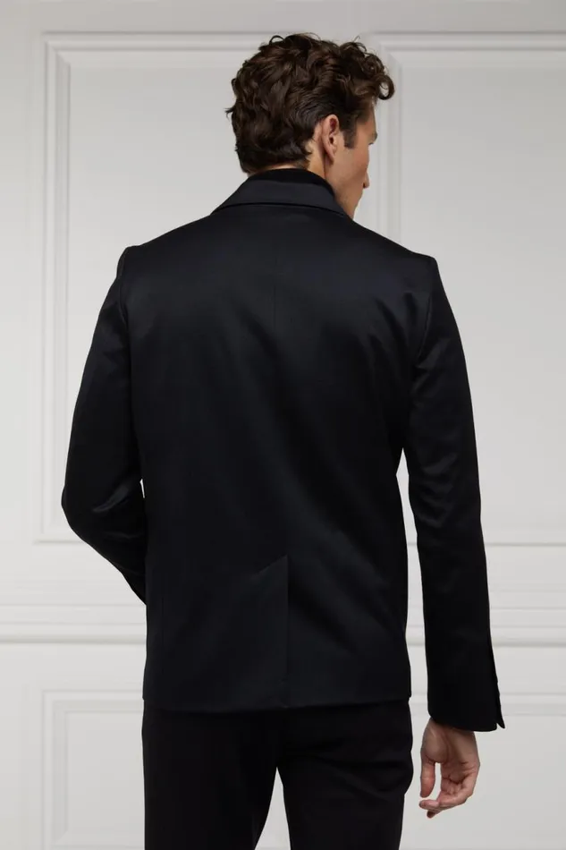 Men Blazers Holland Cooper The Double Breasted Blazer Black Barathea Men Blazers Holland Cooper The Double Breasted Blazer Black Barathea