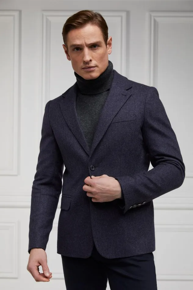 Men Blazers Holland Cooper The Single Breasted Blazer Navy Duke