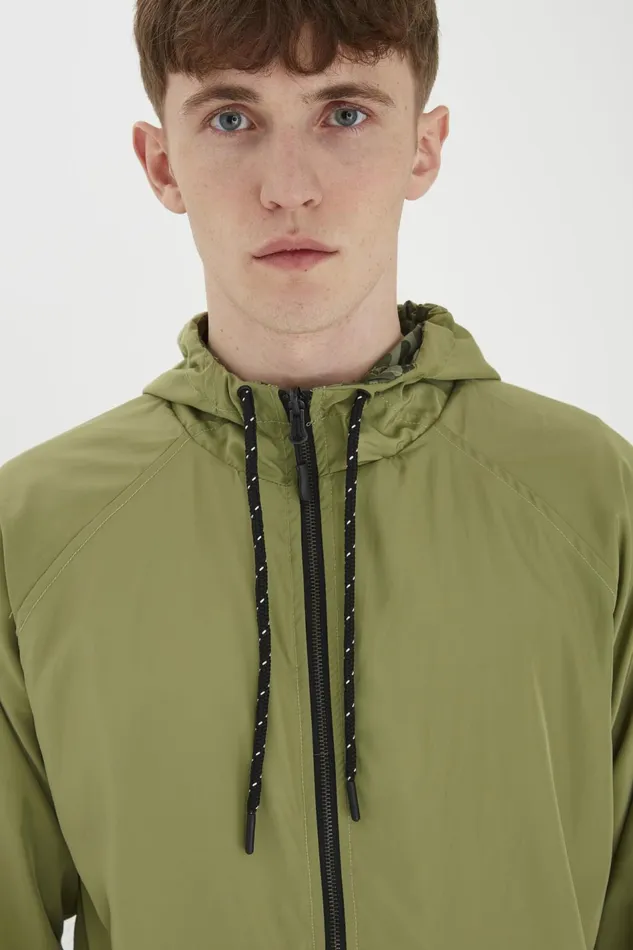 Men Blend Outerwear Outerwear Oil Green