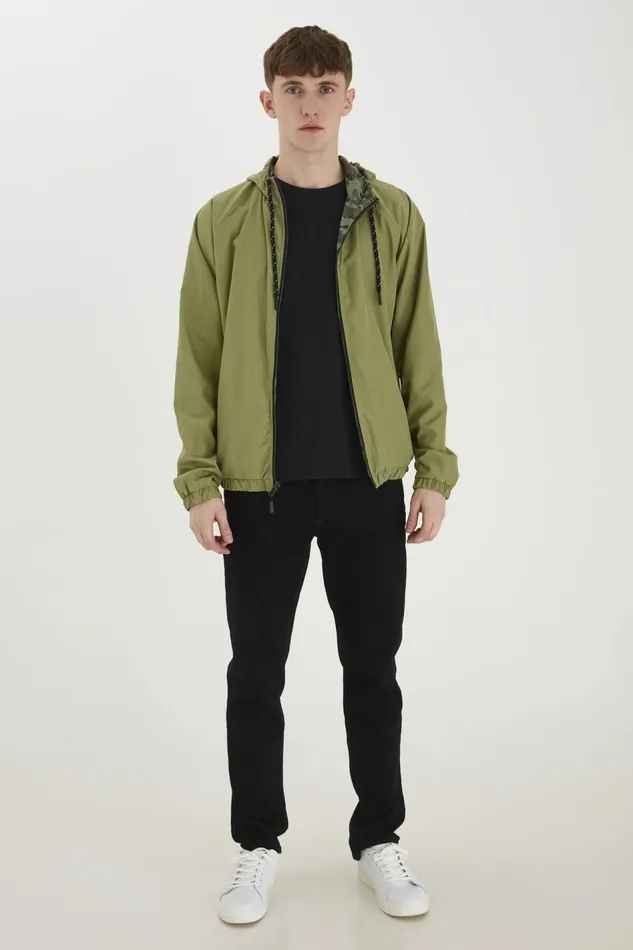 Men Blend Outerwear Outerwear Oil Green