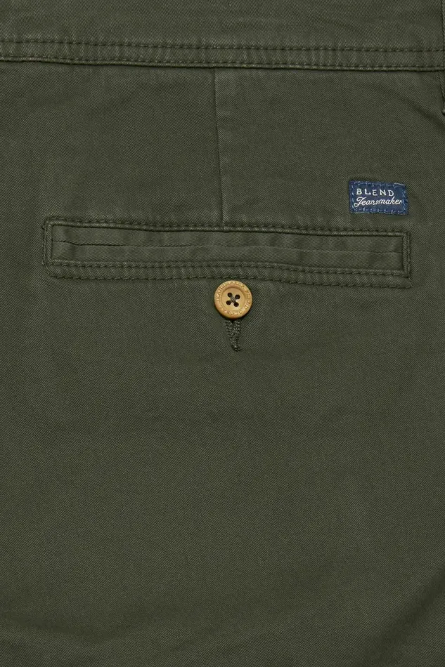 Men Blend Pants Pants Casual Forest Night Green