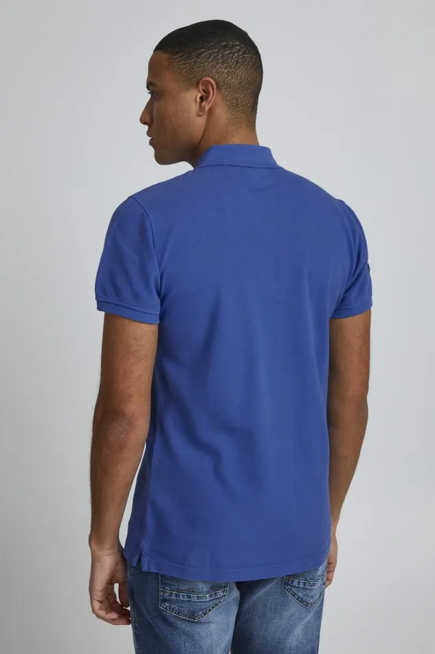 Men Blend Polos Polo Shirt Nautical Blue