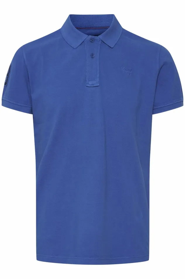 Men Blend Polos Polo Shirt Nautical Blue