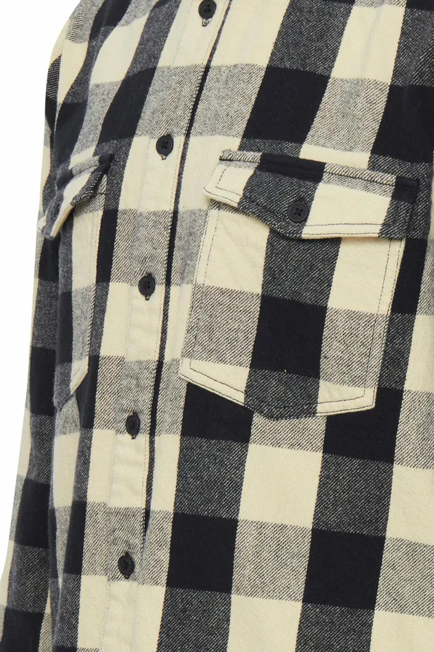 Men Blend Shirts Long Sleeved Shirt Black