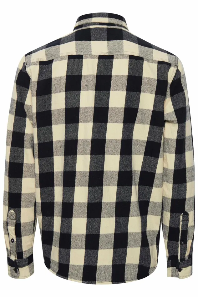 Men Blend Shirts Long Sleeved Shirt Black