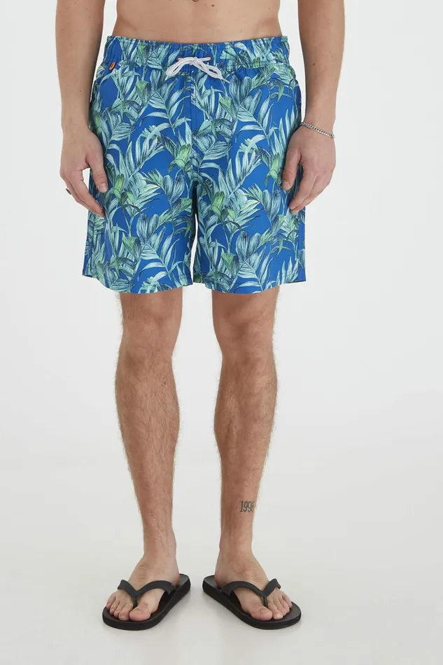 Men Blend Swim Shorts Swimwear Blue Lolite