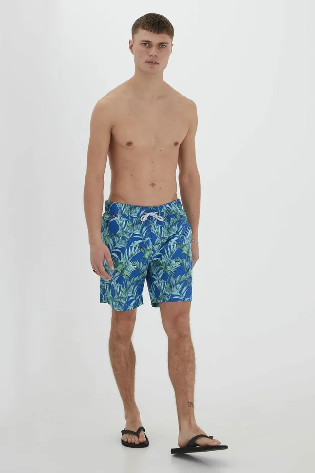 Men Blend Swim Shorts Swimwear Blue Lolite