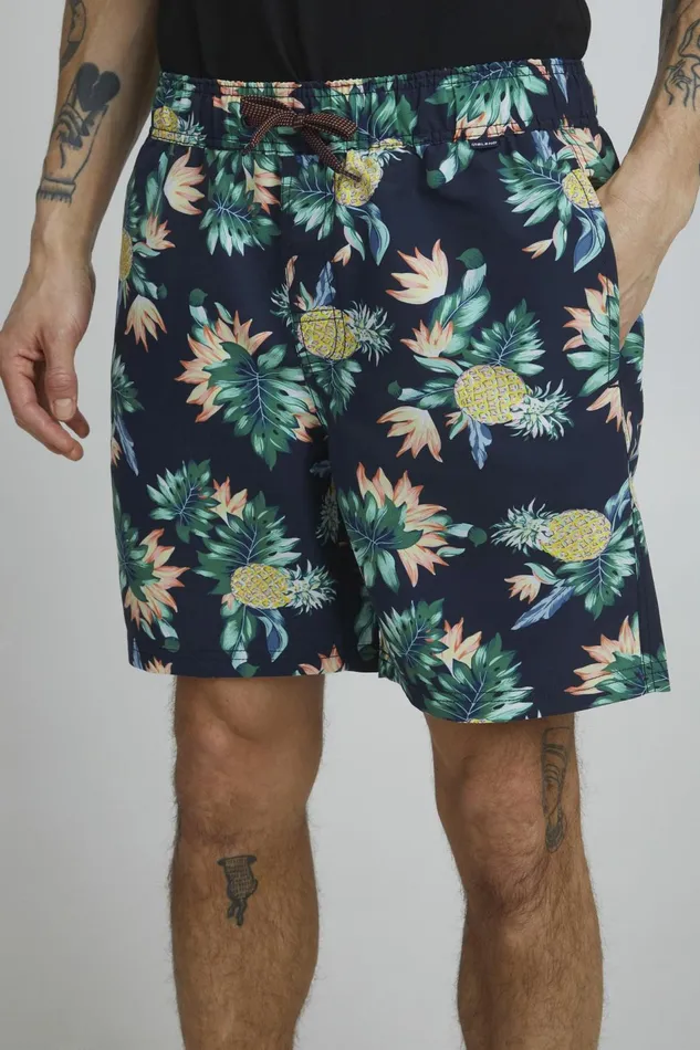 Men Blend Swim Shorts Swimwear Dress Blues