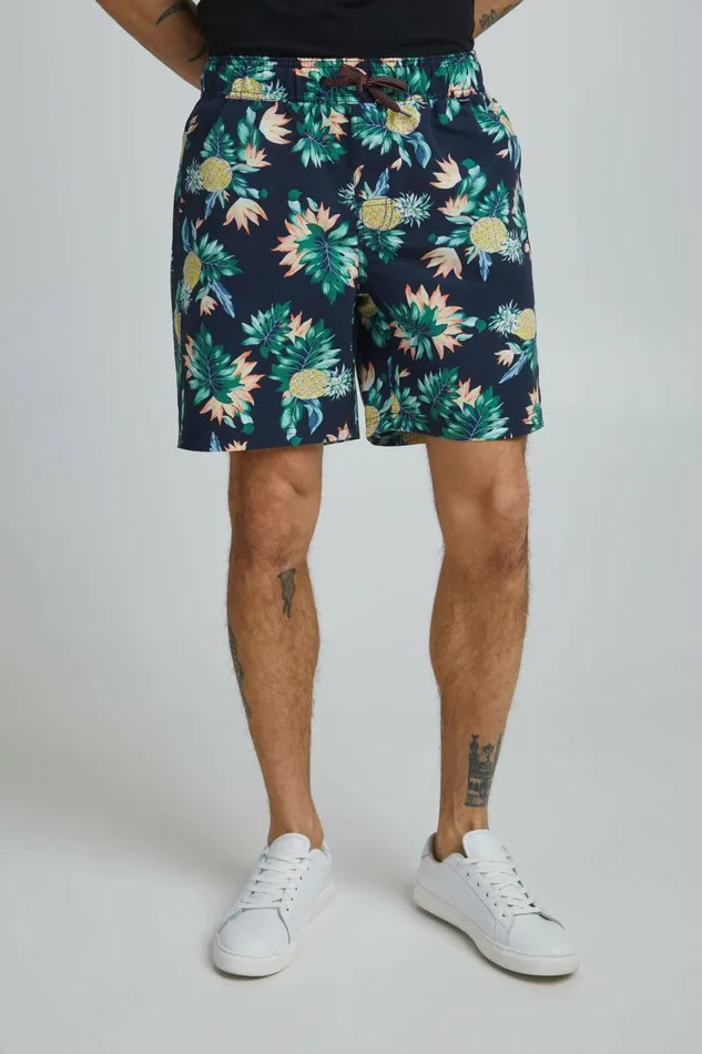 Men Blend Swim Shorts Swimwear Dress Blues