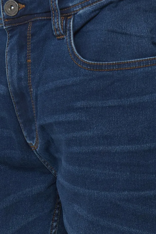 Men Blend Twister Fit Jeans Denim Dark Blue