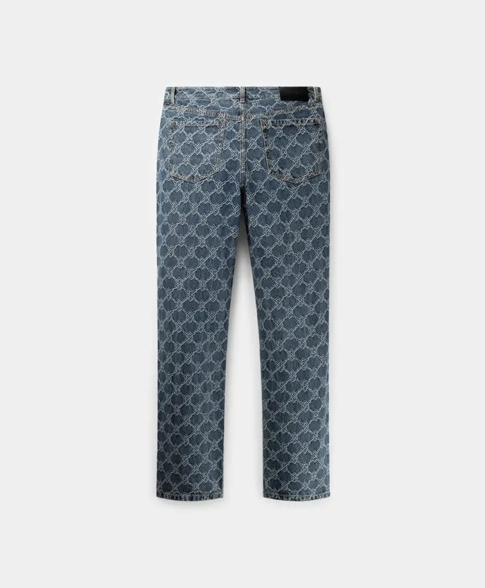 Men Blue Rahul Straight Shield Jeans Daily Paper Pants