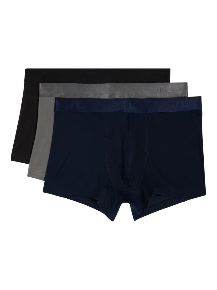 Men Bridge Lyocell Boxer Multicolour Black JLindeberg Underwear