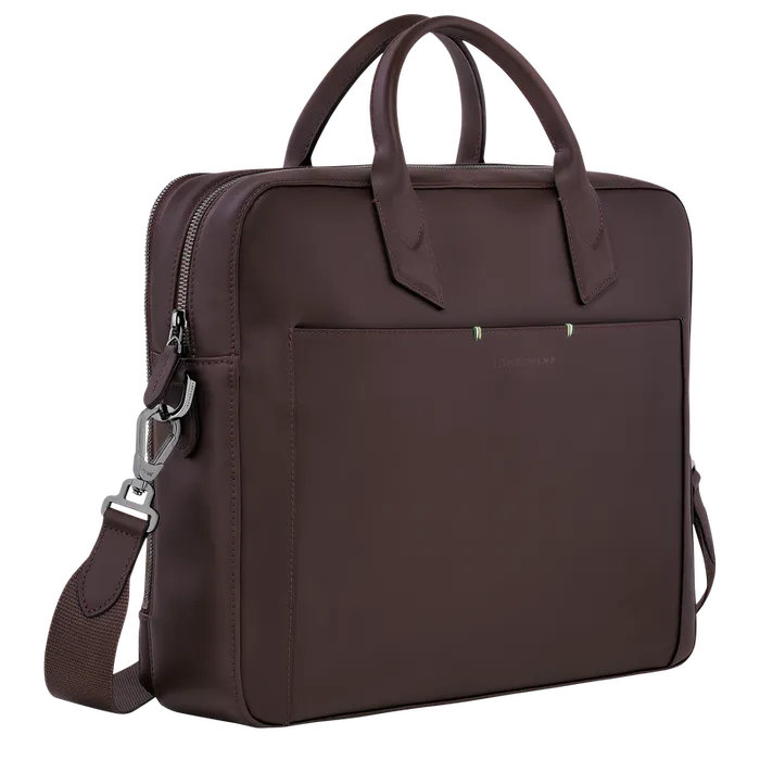 Men Briefcase Longchamp Longchamp sur Seine M Briefcase Mocha Men Briefcase Longchamp Longchamp sur Seine M Briefcase Mocha