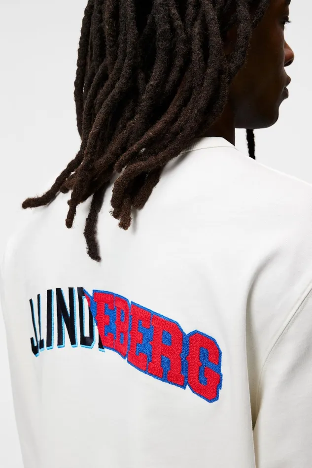 Men Camilo LS Graphic Tshirt Cloud White JLindeberg Tshirts