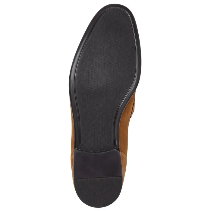 Men Casual Shoes Bruno Magli Silas Suede Loafer 8211 Cognac