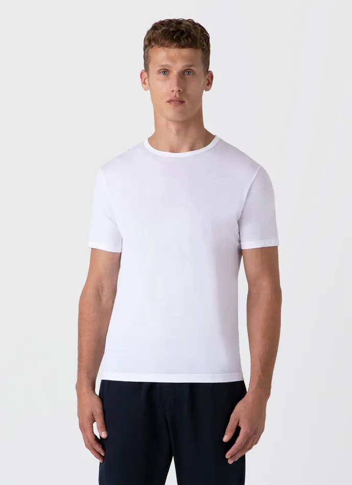 Men Classic Tshirt White Tshirts ussunspel