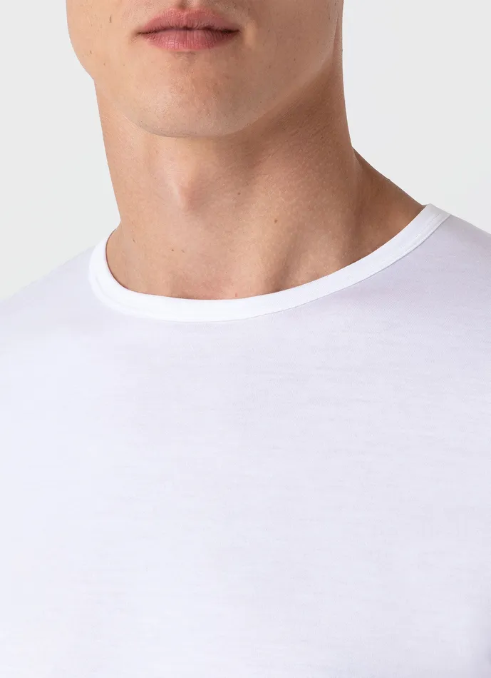 Men Classic Tshirt White Tshirts ussunspel