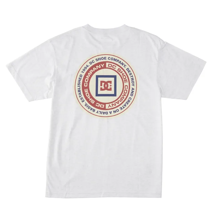 Men DC Shoes Old Head TShirt snow heather TShirts