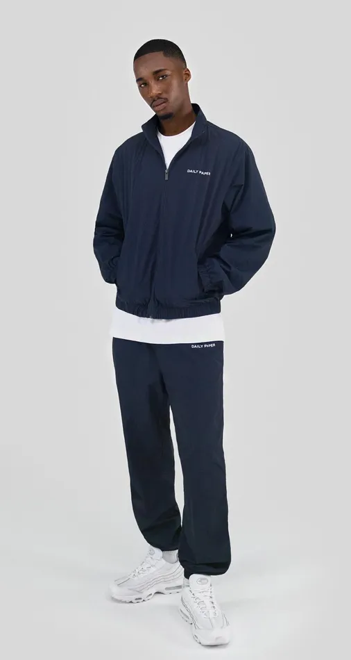 Men Deep Navy Eward Jacket Daily Paper Jackets Men Deep Navy Eward Jacket Daily Paper Jackets