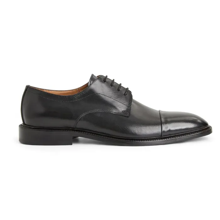 Men Dress Shoes Bruno Magli Aydin Cap Toe Leather DerbyBlack