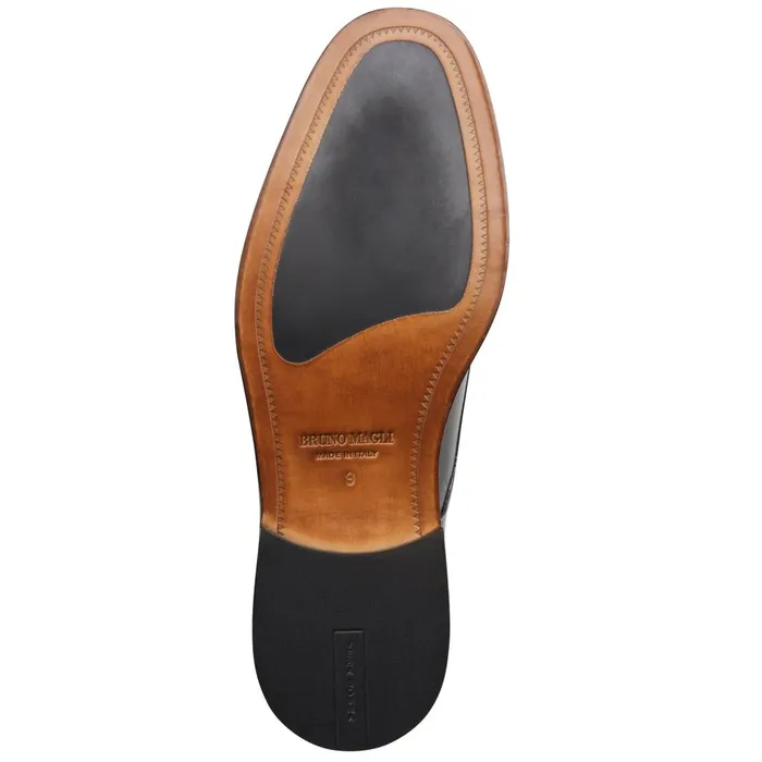 Men Dress Shoes Bruno Magli Aydin Cap Toe Leather DerbyBlack
