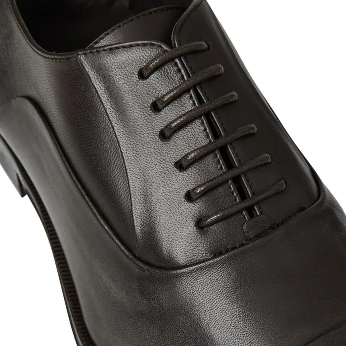Men Dress Shoes Bruno Magli Maioco Leather Oxford 8211 Dark Brown