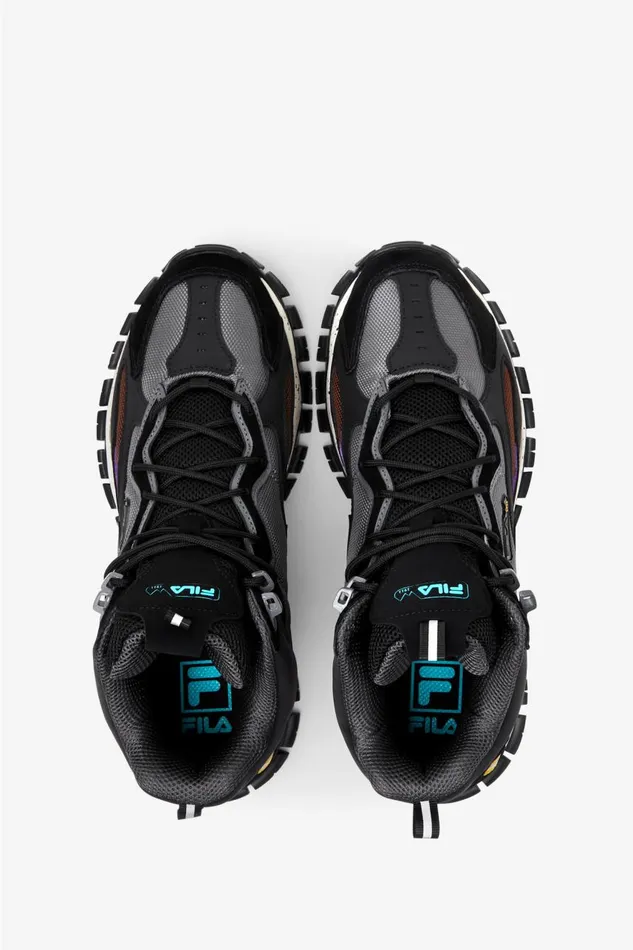Men Fila Boots Ray Tracer Tr 2 Mid Black Imperial Purple Pelican