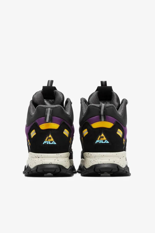 Men Fila Boots Ray Tracer Tr 2 Mid Black Imperial Purple Pelican