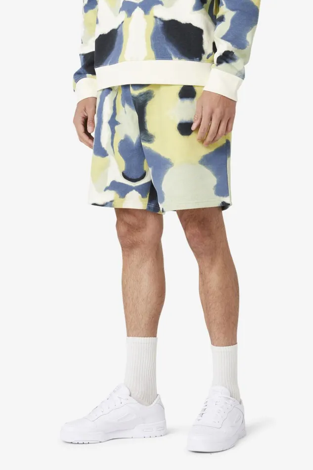 Men Fila Pants and Shorts Aim Short Baby039s Breath Brushstroke Print