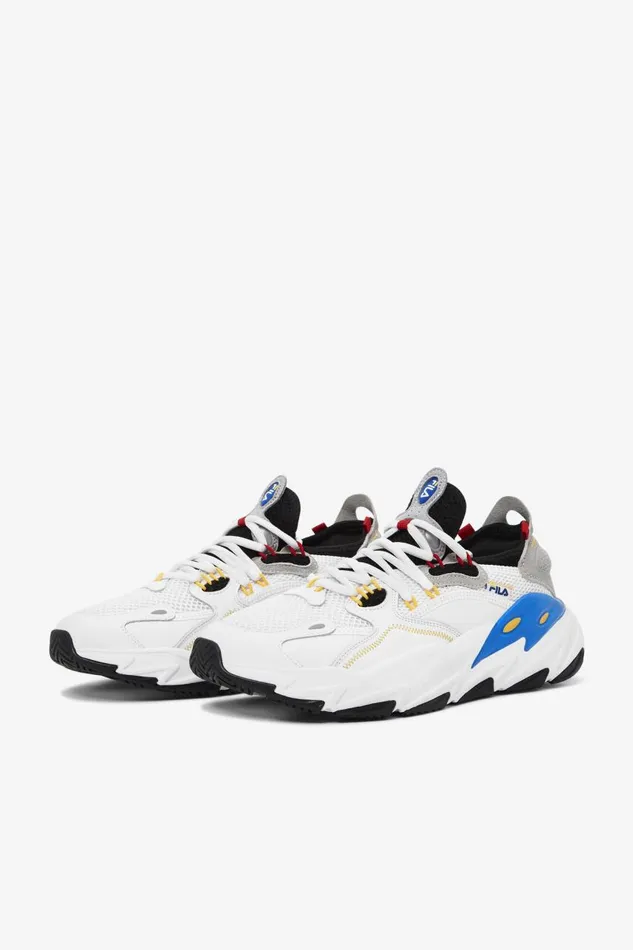 Men Fila Sneakers and Lifestyle Ray Tacer Evo 2 White Black Electric Blue Men Fila Sneakers and Lifestyle Ray Tacer Evo 2 White Black Electric Blue