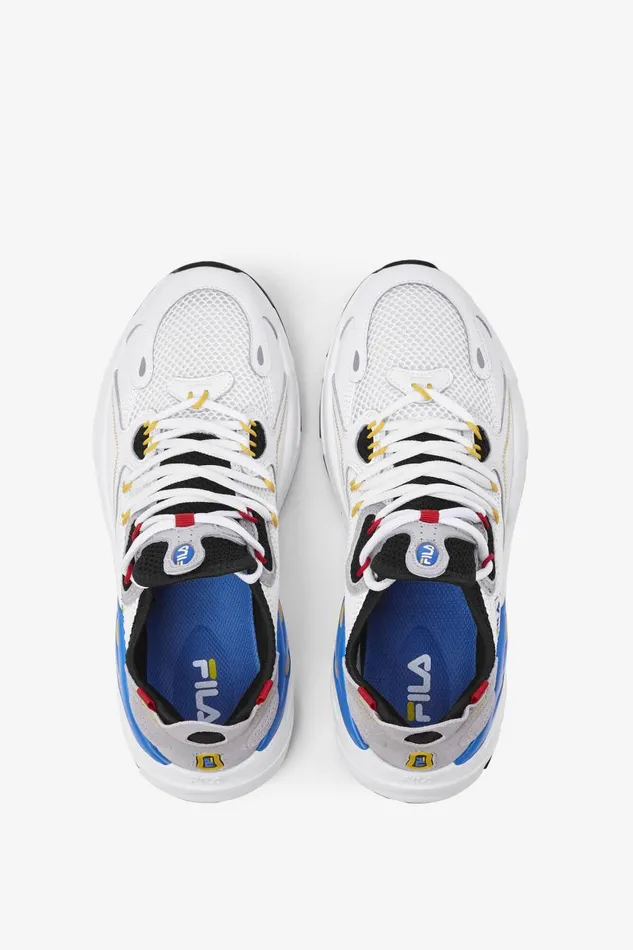 Men Fila Sneakers and Lifestyle Ray Tacer Evo 2 White Black Electric Blue Men Fila Sneakers and Lifestyle Ray Tacer Evo 2 White Black Electric Blue