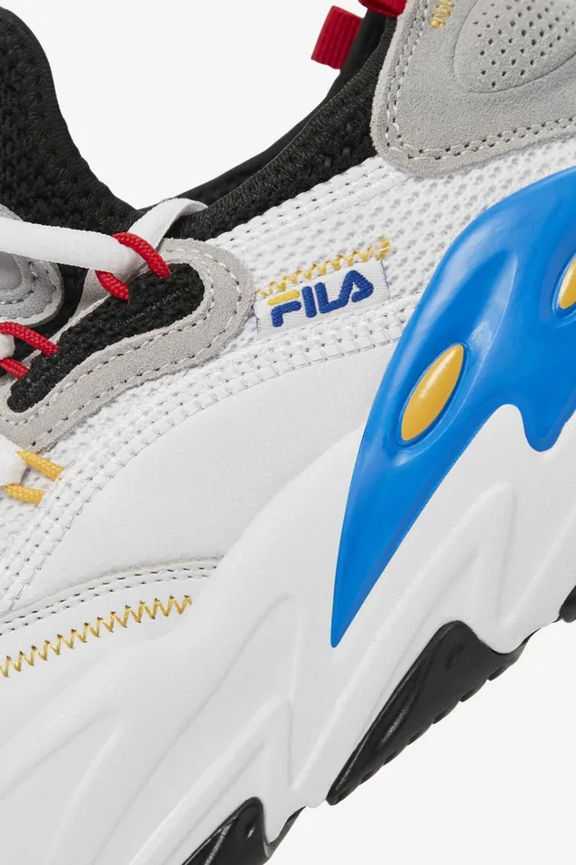 Men Fila Sneakers and Lifestyle Ray Tacer Evo 2 White Black Electric Blue Men Fila Sneakers and Lifestyle Ray Tacer Evo 2 White Black Electric Blue