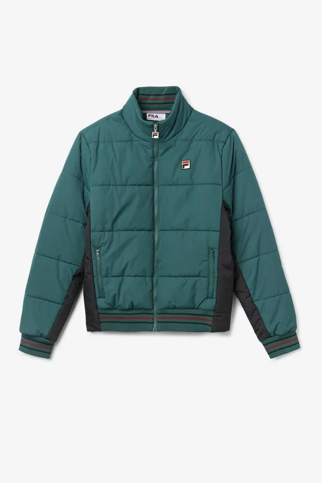 Men Fila Sweaters and Outerwear Watson Puffer Jacket June Bug Black