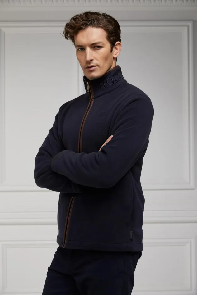 Men Fleeces Holland Cooper Country Fleece Jacket Ink Navy